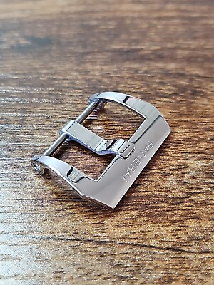 #ad PANERAI WATCH OEM POLISHED STAINLESS STEEL TANG BUCKLE 22MM PAV00625 $115.00