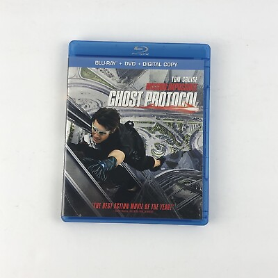 #ad Mission Impossible: Ghost Protocol 2011 Blu ray DVD Combo Excellent Condition $7.98