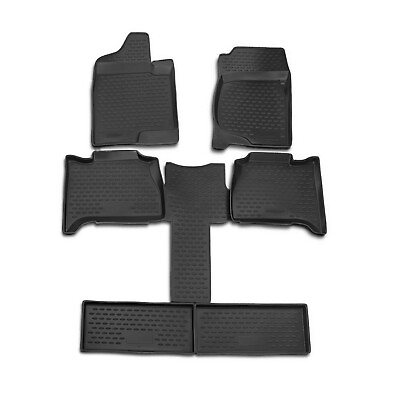 #ad OMAC Floor Mats Liner for Chevrolet Suburban 2007 2014 Black TPE All Weather 6x $99.99