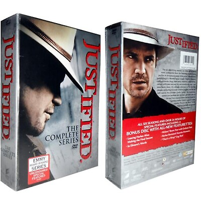 #ad Justified The Complete Series Seasons 1 6 DVD BOX SET 19 Discs Brand New $23.97