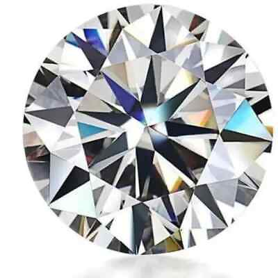 #ad 15Ct Natural Diamond Round white Color Cut D Grade VVS1 1 Free Gift $424.00