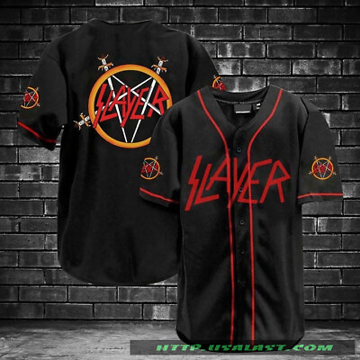 #ad Personalized SLAYER 3D Band Jersey For Your Bestie Shirt All Size S 5XL $9.99