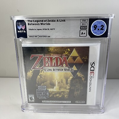 #ad Zelda A Link Between Worlds Nintendo 3DS Factory Brand New A 9.2 WATA Graded $174.98