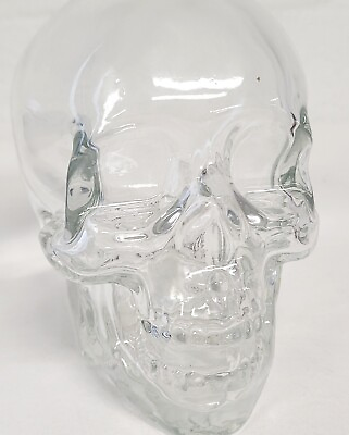CRYSTAL HEAD VODKA Glass Skull EMPTY Bottle 750ML Original Cork $24.99