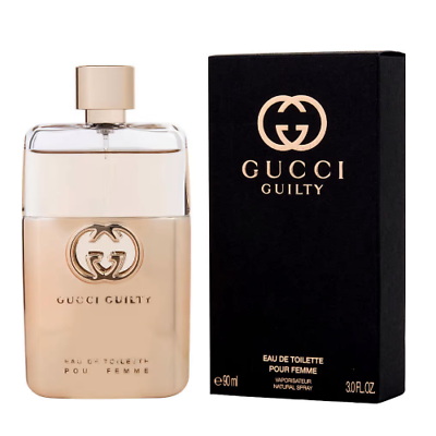 #ad Gucci Guilty Pour Femme EDT 3.0 oz Perfume for Women Brand New In Box $74.85