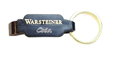 #ad Warsteiner Cola Beer Bottle Opener Keychain Germany Brewed Premium Cola Keyring $17.00