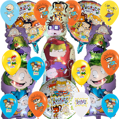 #ad RUGRATS CUPS PLATE BANNER PARTY TABLE COVER SUPPLIES BALLOON CUPCAKE TOPPER CAKE $3.49