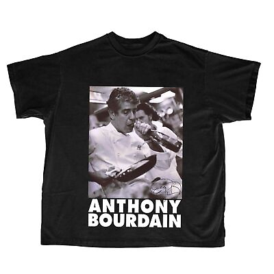 #ad Rare Anthony Bourdain Chef Open Beer Gift For Fans Men S 234XL T Shirt WS905 $18.99