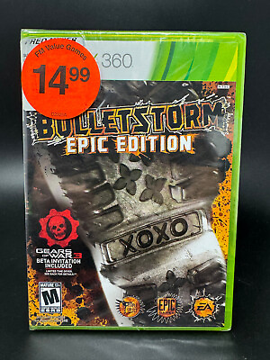 #ad Bulletstorm Epic Edition Microsoft Xbox 360 *BRAND NEW FACTORY SEALED* $15.29