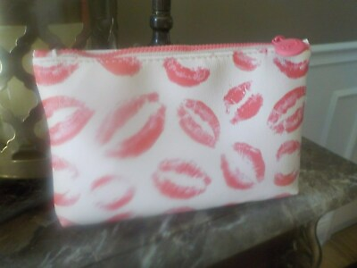 #ad Makeup Bags Feb 2019 Pink Lip Print Bag Only no contents Gifts Any Occasion $6.11