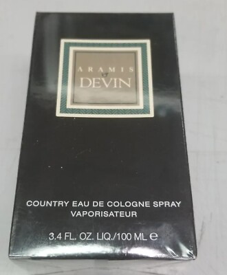 Aramis Devin Country by Aramis for Men 3.3 oz 100 ml Eau de Cologne Spray. New $64.00