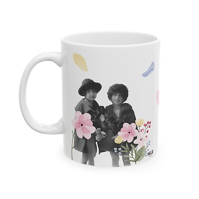 #ad Sisterly Love 11oz Ceramic Mug Glamour Love Collection Vintage Art $14.99