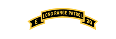 #ad 4quot; us military e long range patrol 20th infantry bumper sticker decal usa made $26.99
