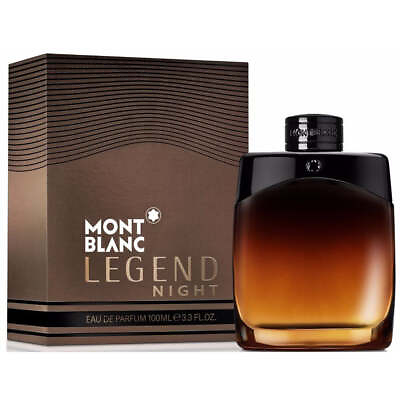 #ad #ad LEGEND NIGHT by Mont Blanc cologne men EDP 3.3 3.4 oz New in Box $36.84
