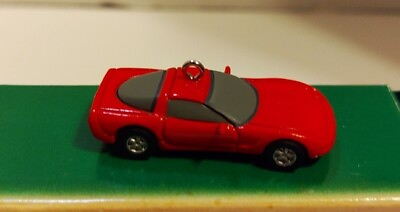 #ad Hallmark Miniature 1997 Red Corvette $8.00