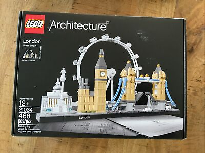 #ad Lego Architecture 21034 London Great Britain Updated Manual Box Only No Parts $15.00