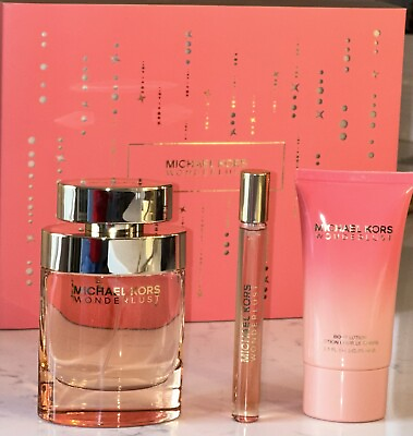 #ad #ad Michael Kors Wonderlust perfume 3 Piece gift set Large 3.4oz FREE SHIPPING $99.00