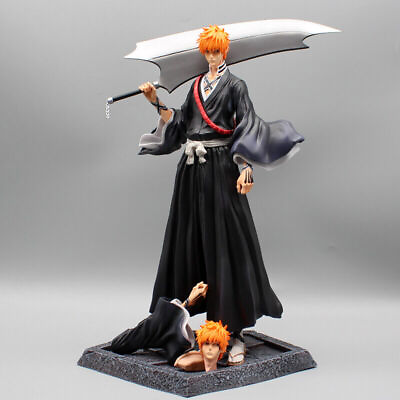 #ad Anime Bleach Kurosaki Ichigo Statue Action Figure Collection Figure Toy Gift 13quot; $59.99