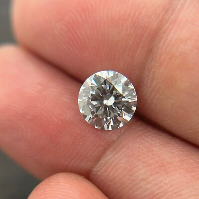 #ad Lab Grown Loose CVD Diamond CERTIFIED 2.15 Ct White D Color VVS1 8.3 mm DP5 $268.37