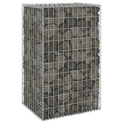 #ad Gabion Wall with Gabion Stone Basket Cage Retaining Wall Garden Patio E9L0 $91.80