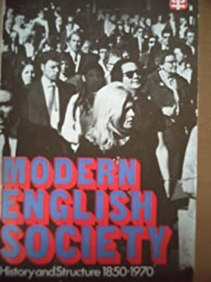 #ad Modern English Society Paperback Harold Ryder Judith Silver $9.87