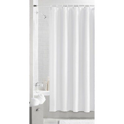 #ad Mainstays Waffle Weave Fabric Shower Curtain 70quot; x 72quot; White $19.45