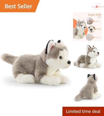 #ad 16#x27;#x27; Soft and Realistic Husky Stuffed Animal Ideal Gift for Kids and Adults $40.84