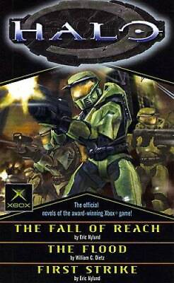 #ad Halo Books 1 3 The Flood; First Strike; The Fall of Reach GOOD $46.80