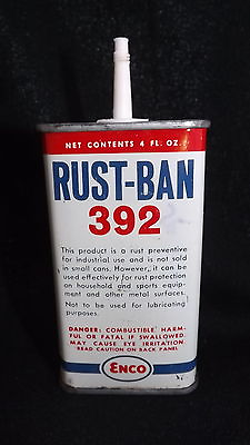 #ad Vintage Enco Oil Rust Ban Household Can $36.49
