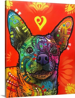 #ad Randy Canvas Wall Art Print Dog Home Decor $309.99