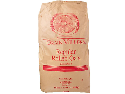 #ad Grain Millers Oats in Bulk for Oatmeal 25 or 50 Bundles by Regular Rolled #5 $111.99