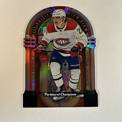 #ad 2022 23 Parkhurst Champions Jukebox Heroes Gold #JH17 Cole Caufield $25.99