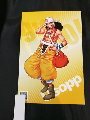 #ad One piece post card manga Anime Japanese Promo straw hat crew pirates Usopp $5.99