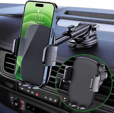 #ad #ad Car Phone Holder Mount Universal Fits iPhone Google Huawei Cell Stand $13.99