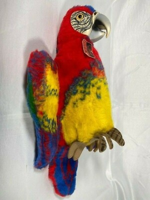 #ad Steiff Animal Parrot Has Both Tags  EAN# 2540 30 About 12 Inches Tall  $150.00