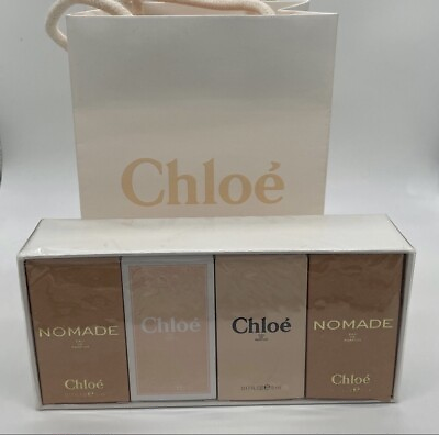 #ad #ad CHLOE LES PARFUMS * 4pc MINI Gift Set * 2 x NOMADE EDP Chloe EDT Chloe EDP $59.99
