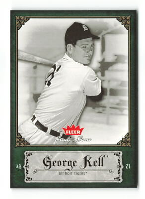#ad 2006 Fleer Greats of the Game George Kell #44 Detroit Tigers $1.50