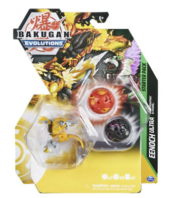 #ad Bakugan Evolutions Starter Pack Eenoch Ultra Neo Pegatrix amp; Pharol Figures NEW $29.99