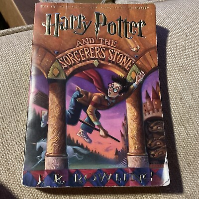 #ad HARRY POTTER amp; THE SORCERERS STONE Scholastic 1999 J. K. Rowling 1st Printing $4.99