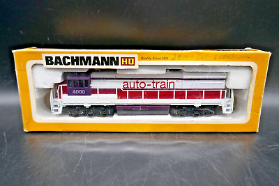 #ad HO Bachmann U36B Diesel Locomotive Auto Train 0622 #4000 Working *Read Desc $37.99