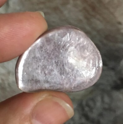 #ad 28.5x22x4mm Pink Lavender Lepidolite Cabochon Loose Stone $34.00