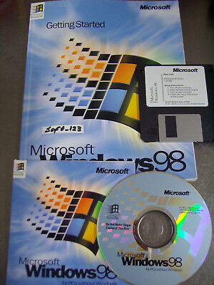 #ad MICROSOFT WINDOWS 98 FIRST EDITION FULL OPERATING SYSTEM WIN 98 =NEW= $129.95