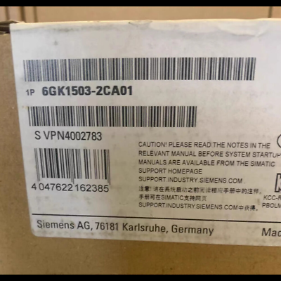 #ad 6GK1503 2CA01 New Siemens Fiber Optic Connection Module Sealed in Box $924.00