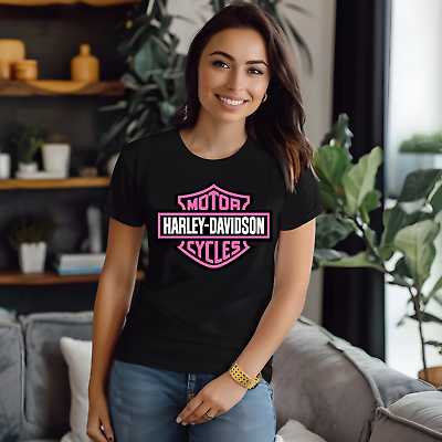 #ad Harley Shirt Harley Davidson T Shirt Graphic Tees Unisex Tee Pink Harley $17.00