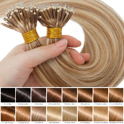 #ad CLEARANCE Nano Ring Tip Remy Human Hair Extensions Micro Beads Loop 100% Real $143.10