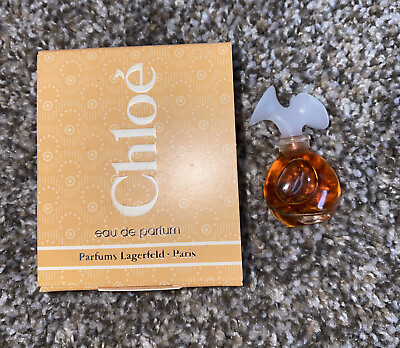 #ad Chloe Women Perfume Parfum Mini Splash RARE 1 8 Oz 3.5ml $35.00