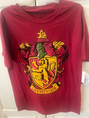 #ad Harry POTTER MEN#x27;S SIZE MEDIUM GRYFFINDOR BRAND NEW WITH TAGS MARRON COLOR $16.00