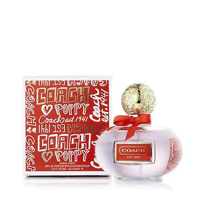 COACH POPPY EDP Perfume Women 3.3 3.4 oz NEW IN BOX $28.99