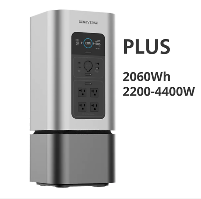 #ad GENERARK Solar Generator 2200 Watt HomePower 2 Plus Lithium Ion Powered 4400 W $1699.00