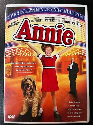 #ad Annie DVD 2004 Special Anniversary Edition Albert Finney Carol Burnett $6.99